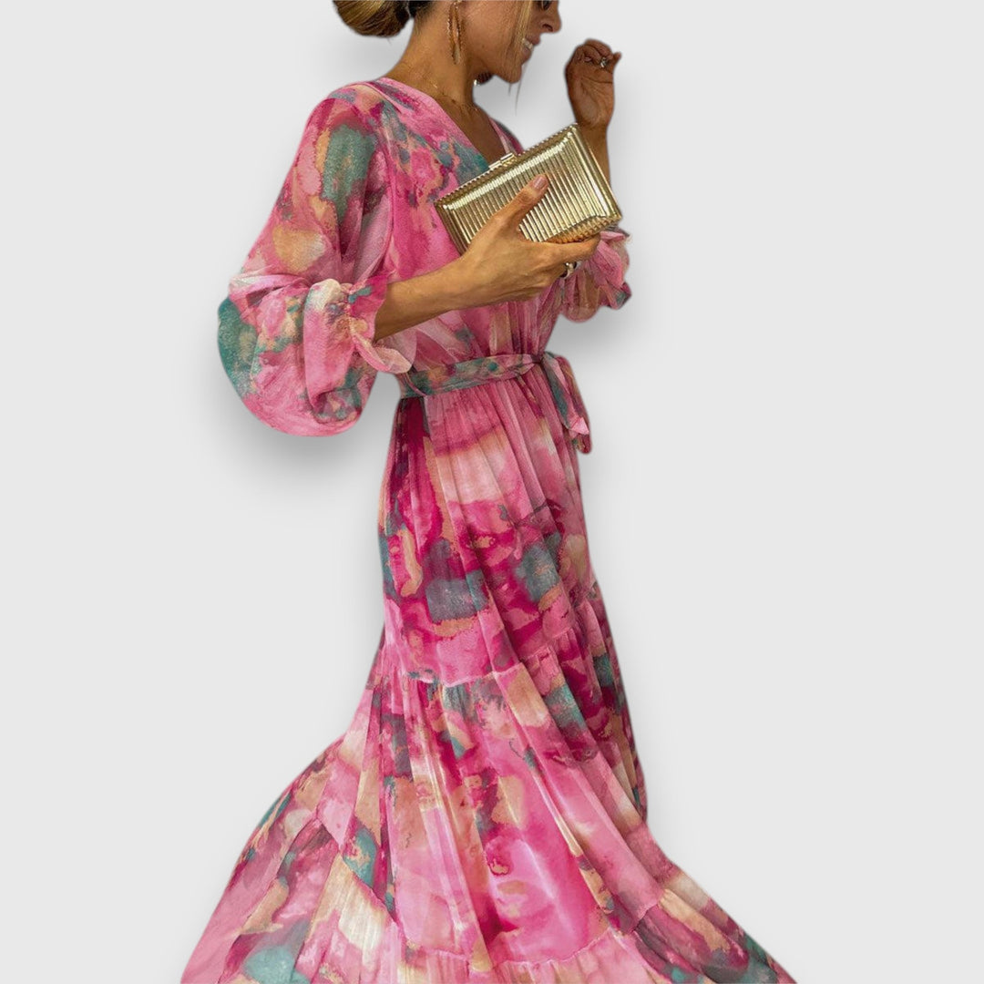 Marielle – Elegant Floral Dress for Special Occasions