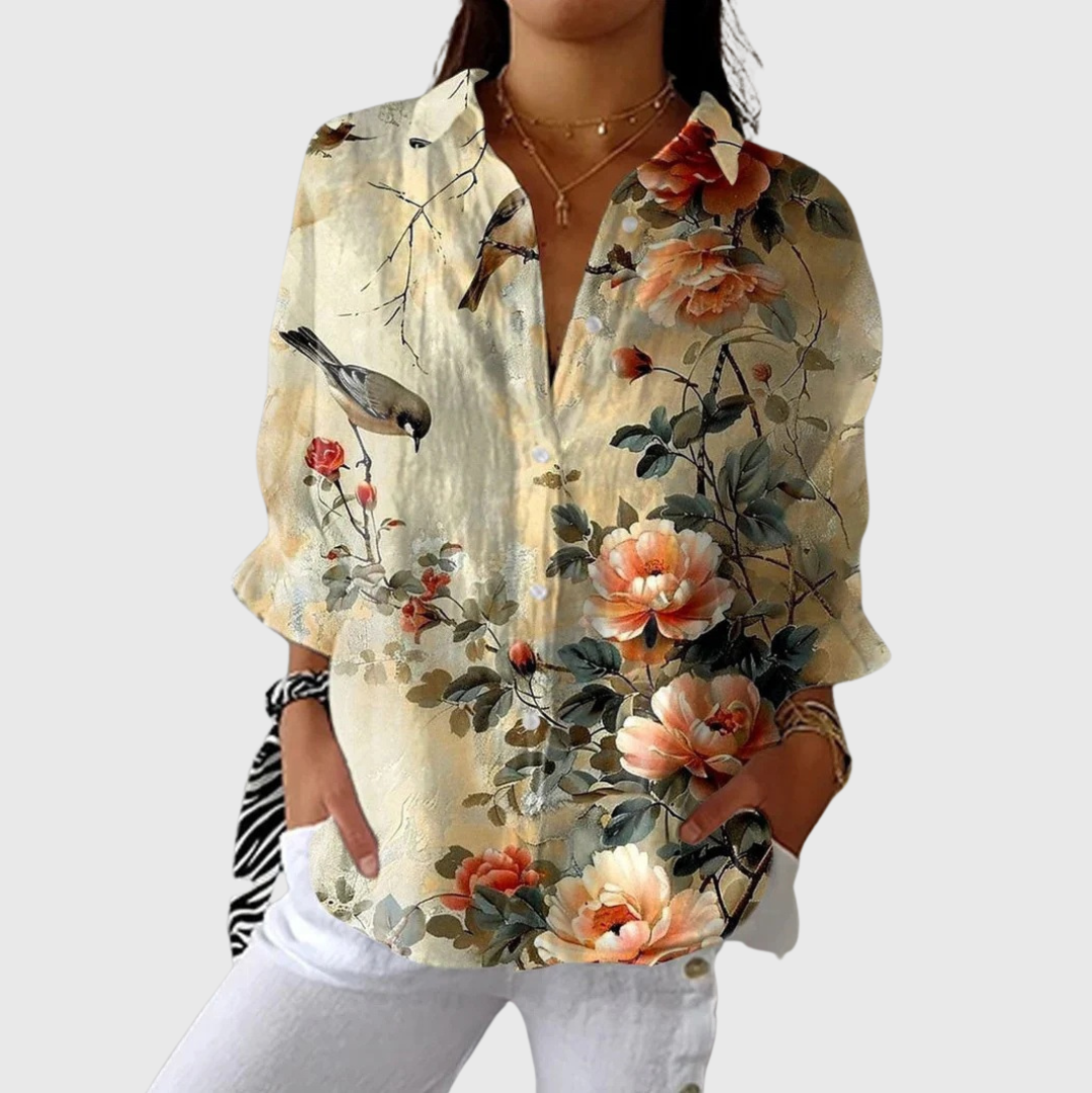 Vibrant Printed Blouse