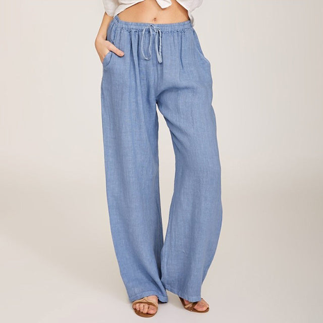 Enara - Relaxed Fit Drawstring Trousers