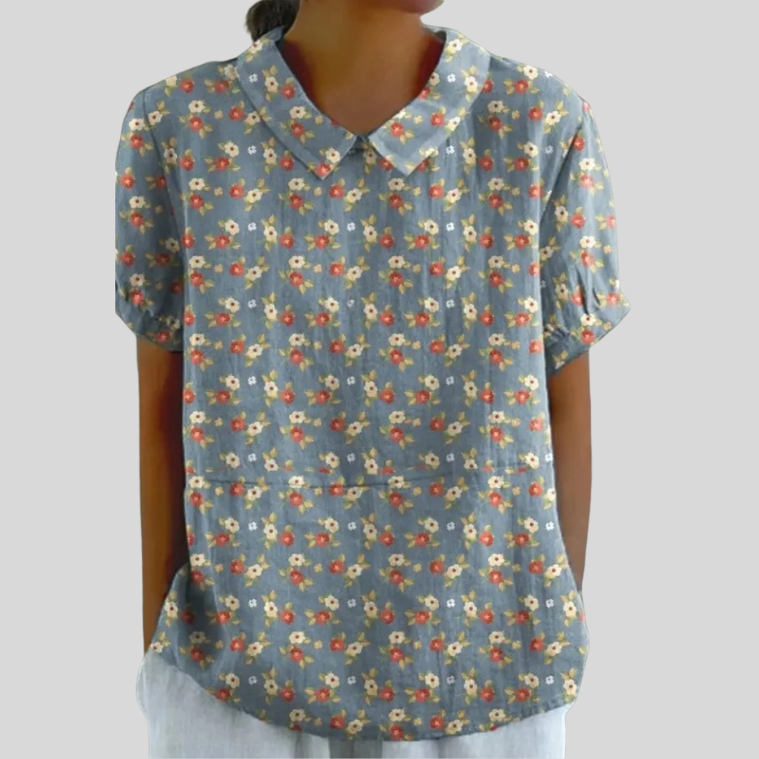 Floral Elegant Comfort Top