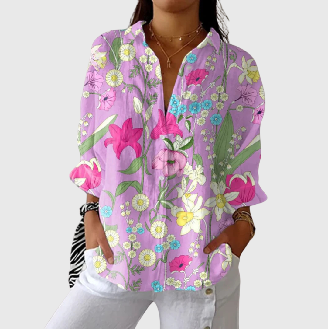 Vibrant Printed Blouse