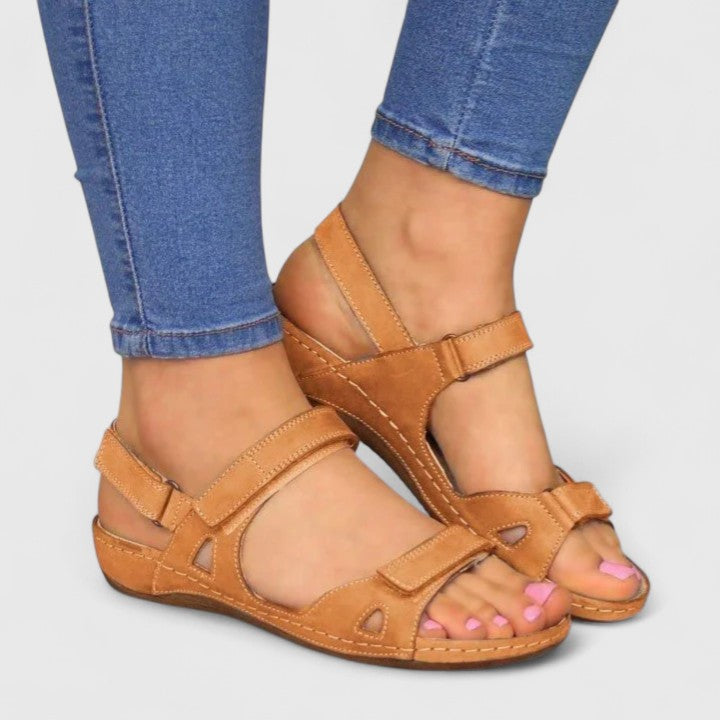 Avrie - Women's Comfort Flat Sandals