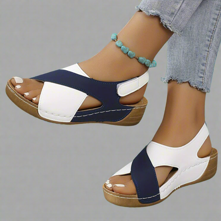 Kendra - Colour Block Orthopaedic Sandals