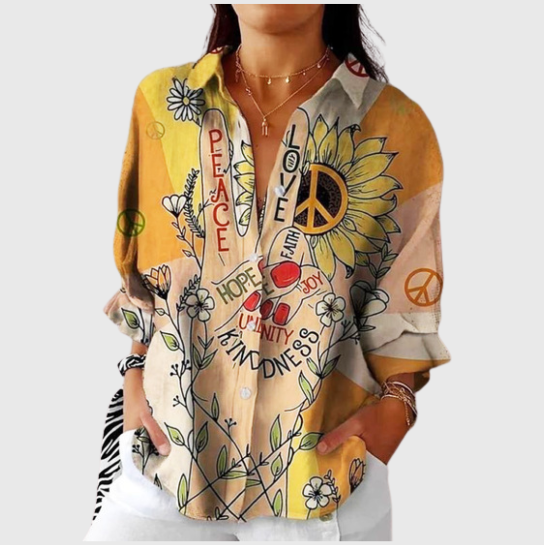 Vibrant Printed Blouse