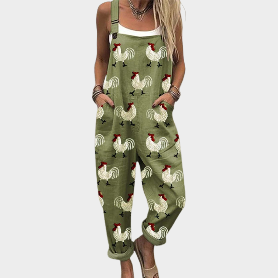 Stylish Printed Jumpsuit