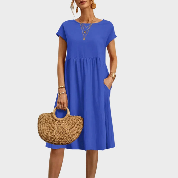 Ankica - Pocket Detail Simple Dress