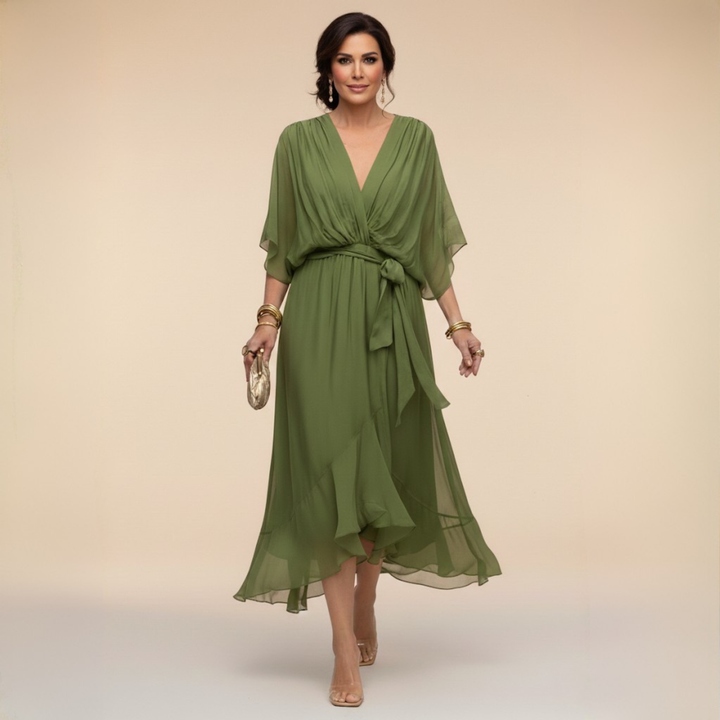Sofija - Women's Belted Dress