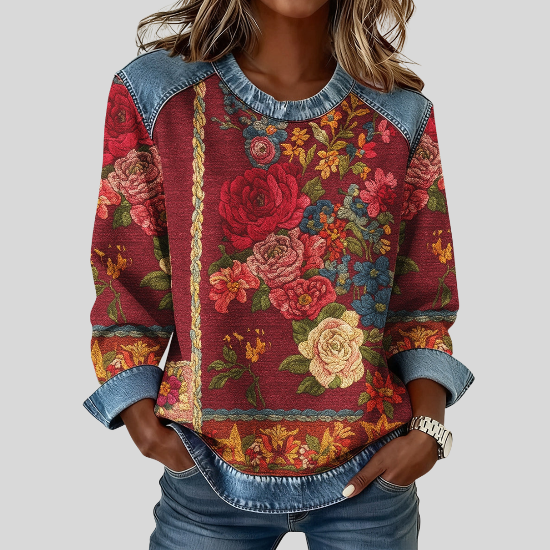 Berdine | Floral Print Jumper