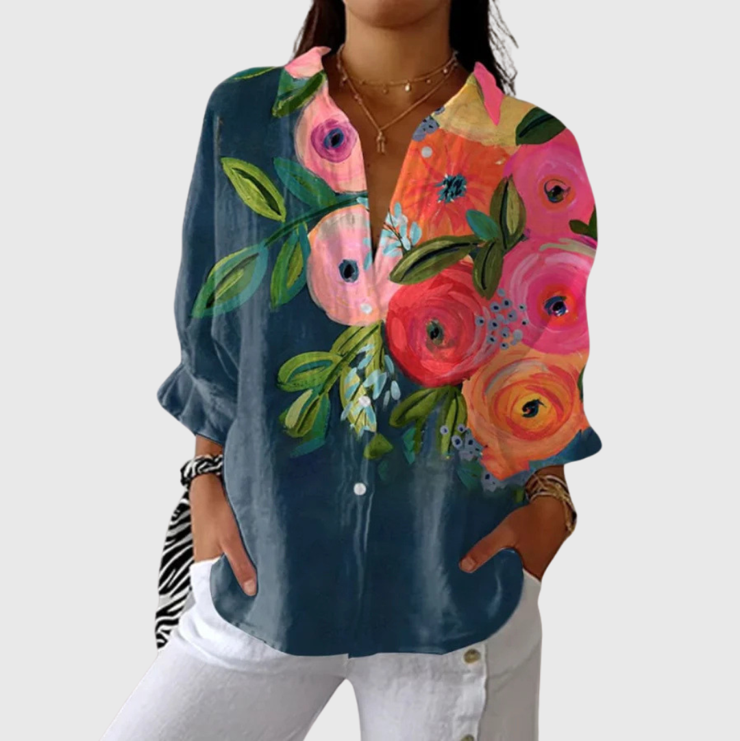 Vibrant Printed Blouse