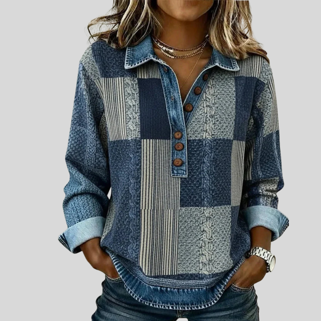 Dieneke | Patchwork Blouse