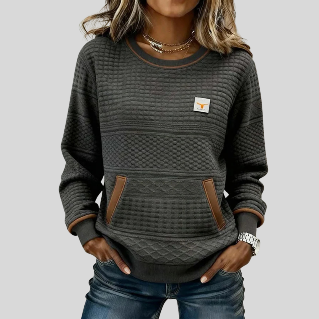 Roelie | Luxe Colourblock Knit Sweater