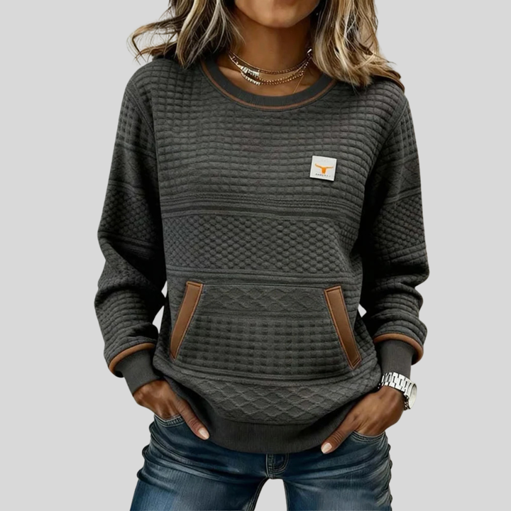 Roelie | Luxe Colourblock Knit Sweater