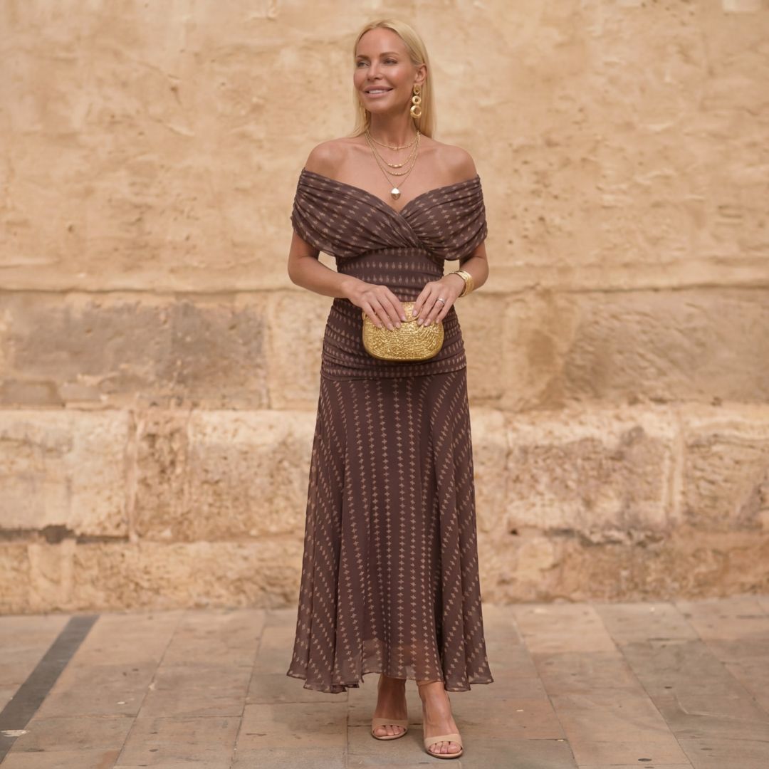 Sienna | Lightweight Geometric Print Dress