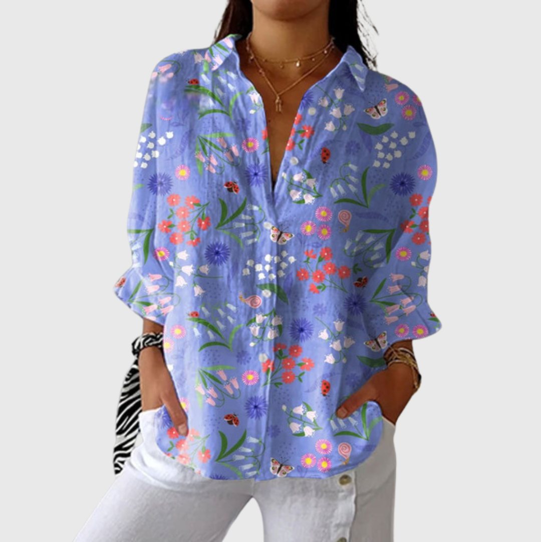 Vibrant Printed Blouse
