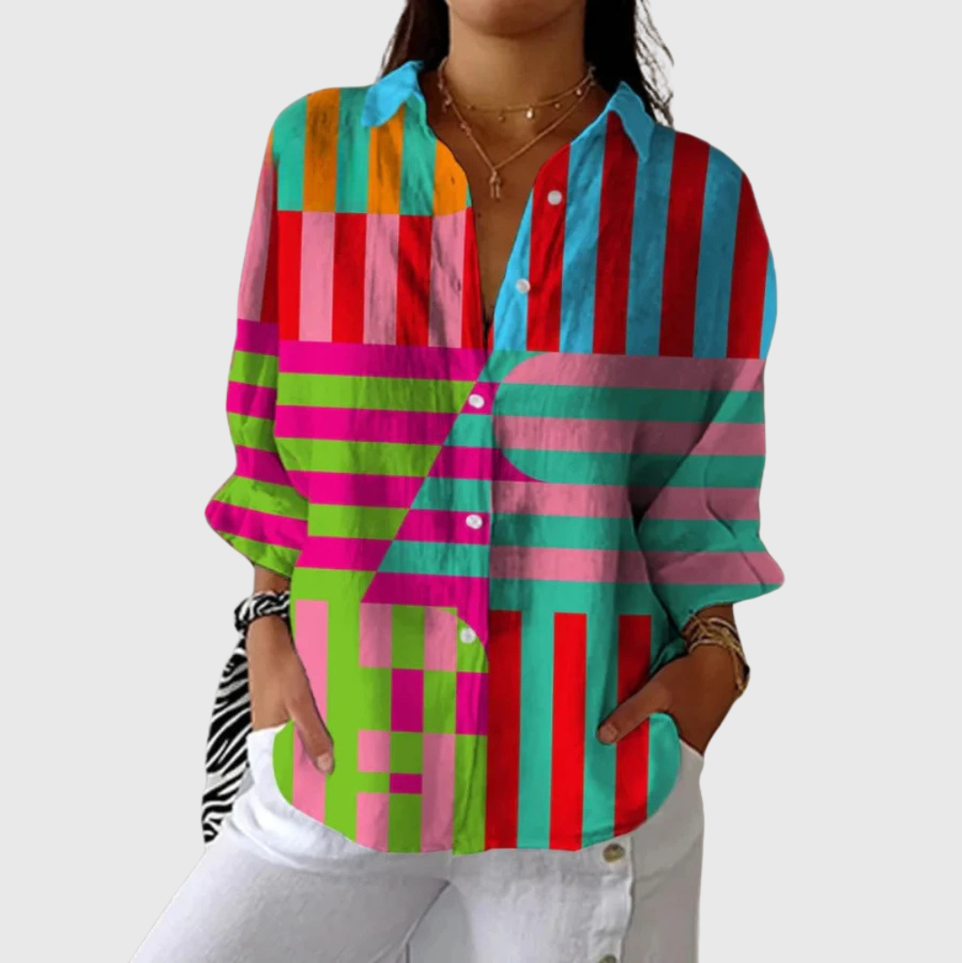 Vibrant Printed Blouse