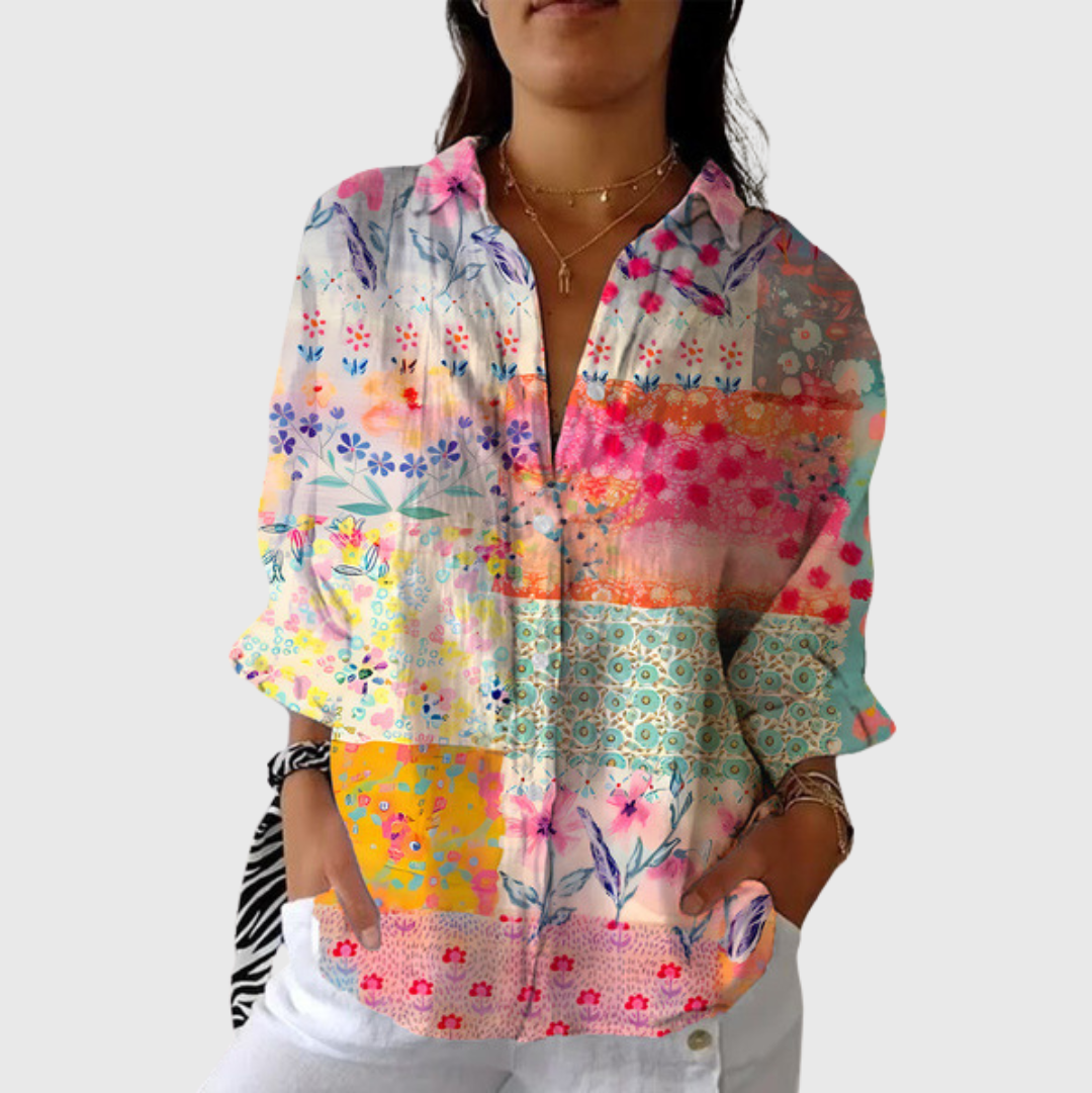 Vibrant Printed Blouse