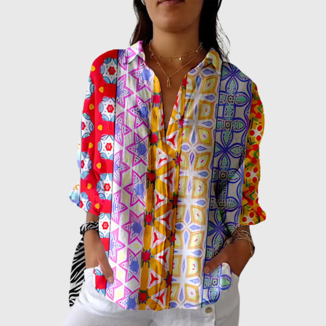 Vibrant Printed Blouse