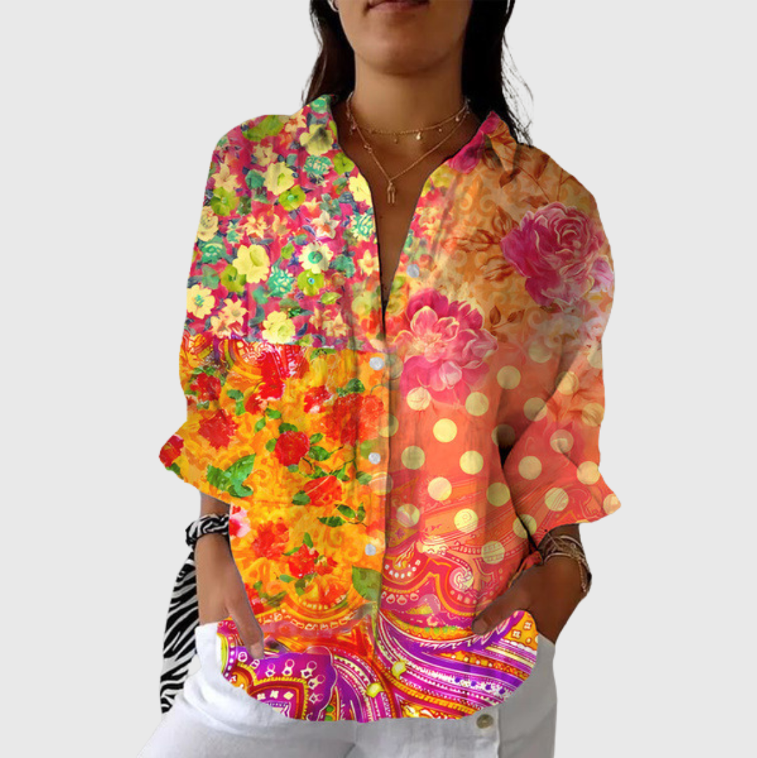 Vibrant Printed Blouse