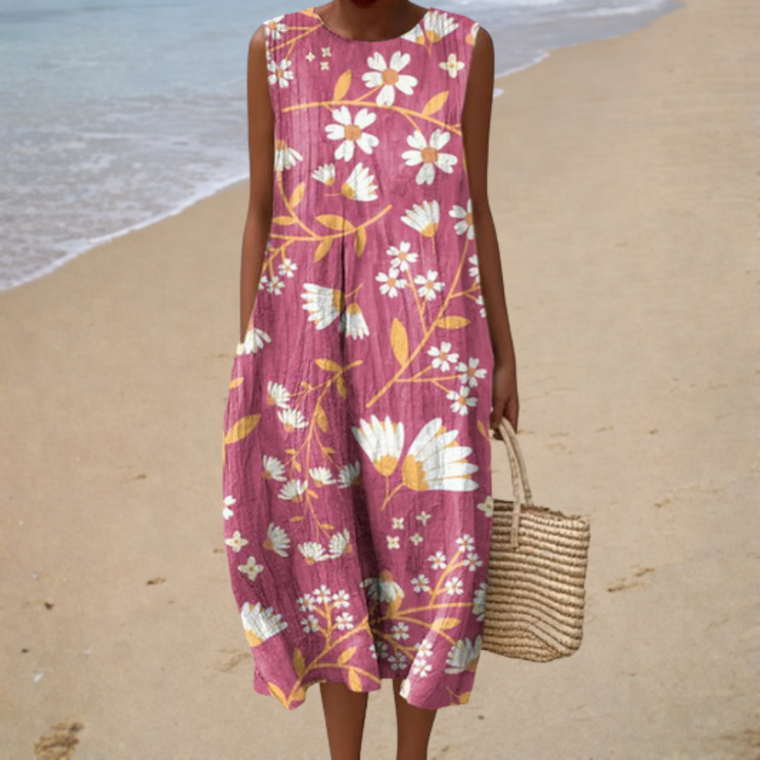 Relaxed Sleeveless Summer Dress