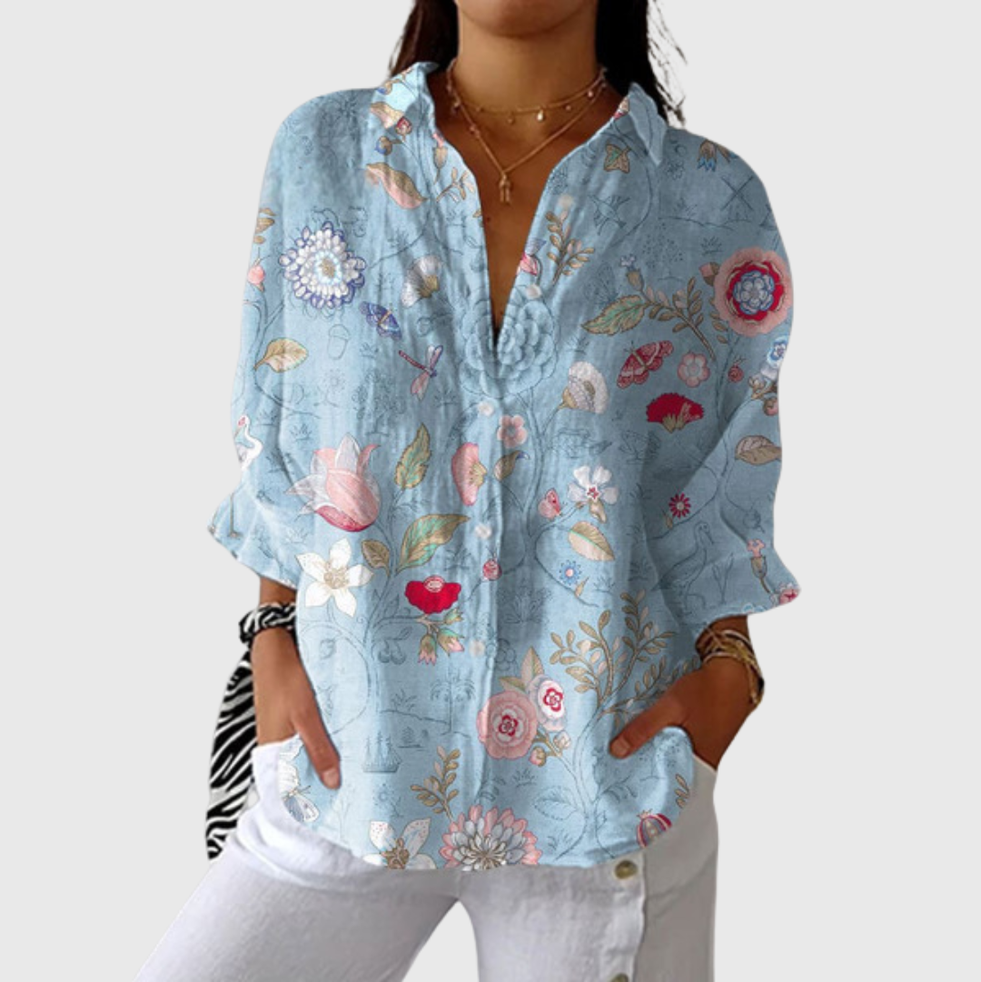 Vibrant Printed Blouse
