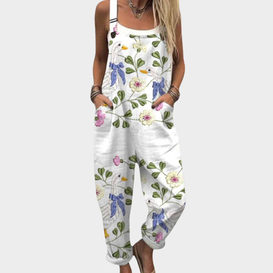 Stylish Printed Jumpsuit