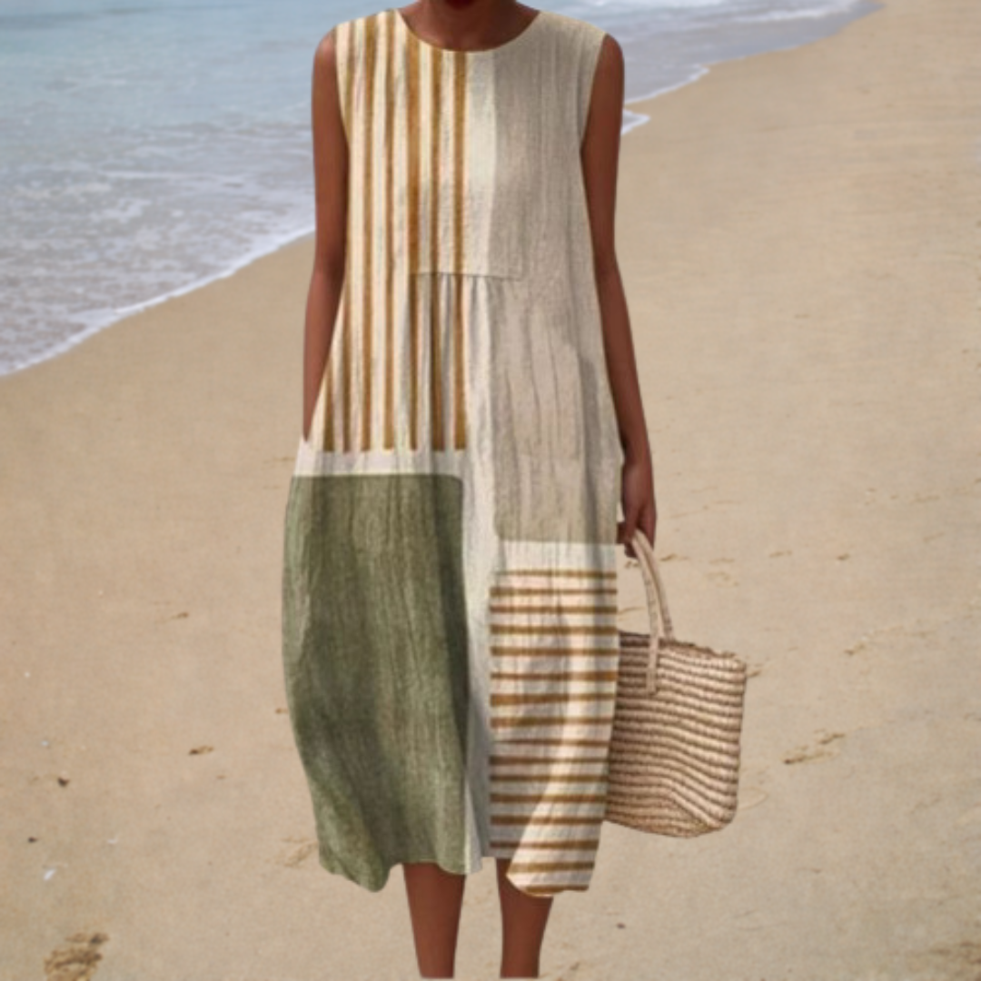 Relaxed Sleeveless Summer Dress