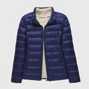 Dark Blue High Collar