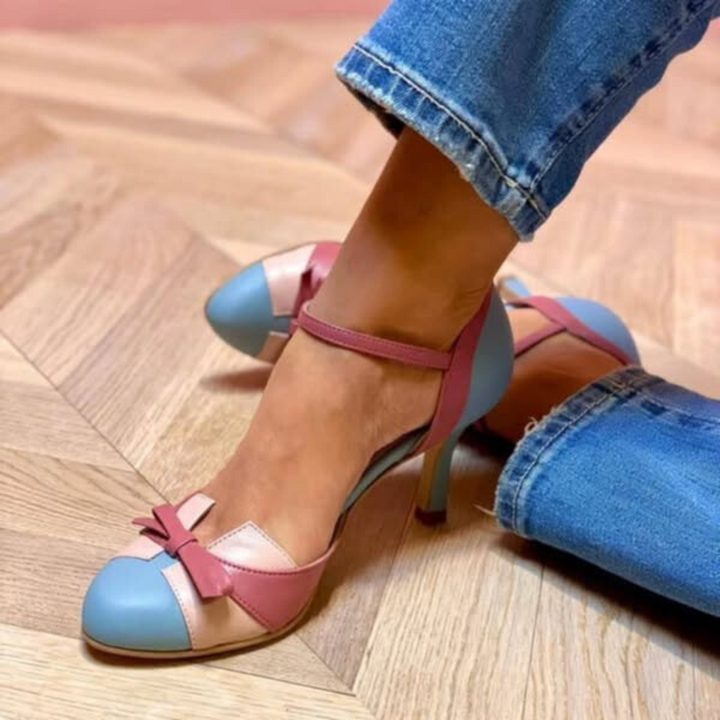 Sable - Stylish Block Colour Heels