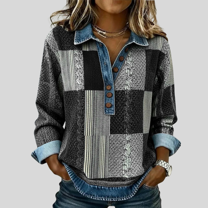 Dieneke | Patchwork Blouse