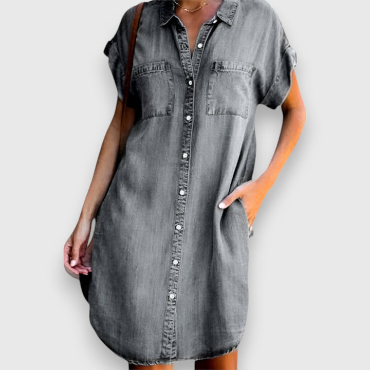 Paulina – Contemporary Denim Dress for Every Occasion