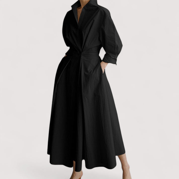 Marica - Elegant Long Dress, Stylish Comfort