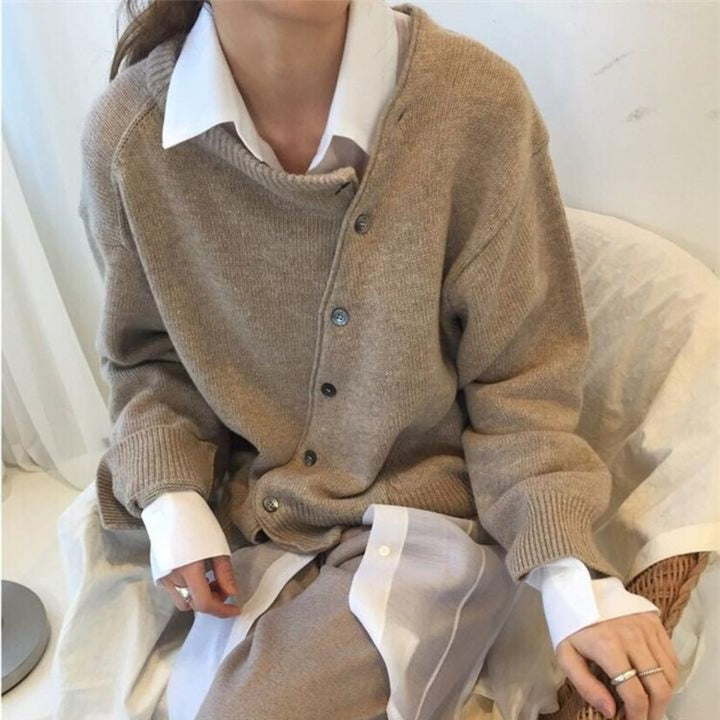 Ashley™ | Buttoned Sweater