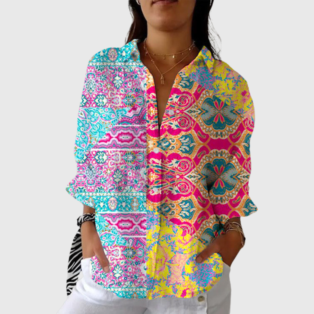 Vibrant Printed Blouse