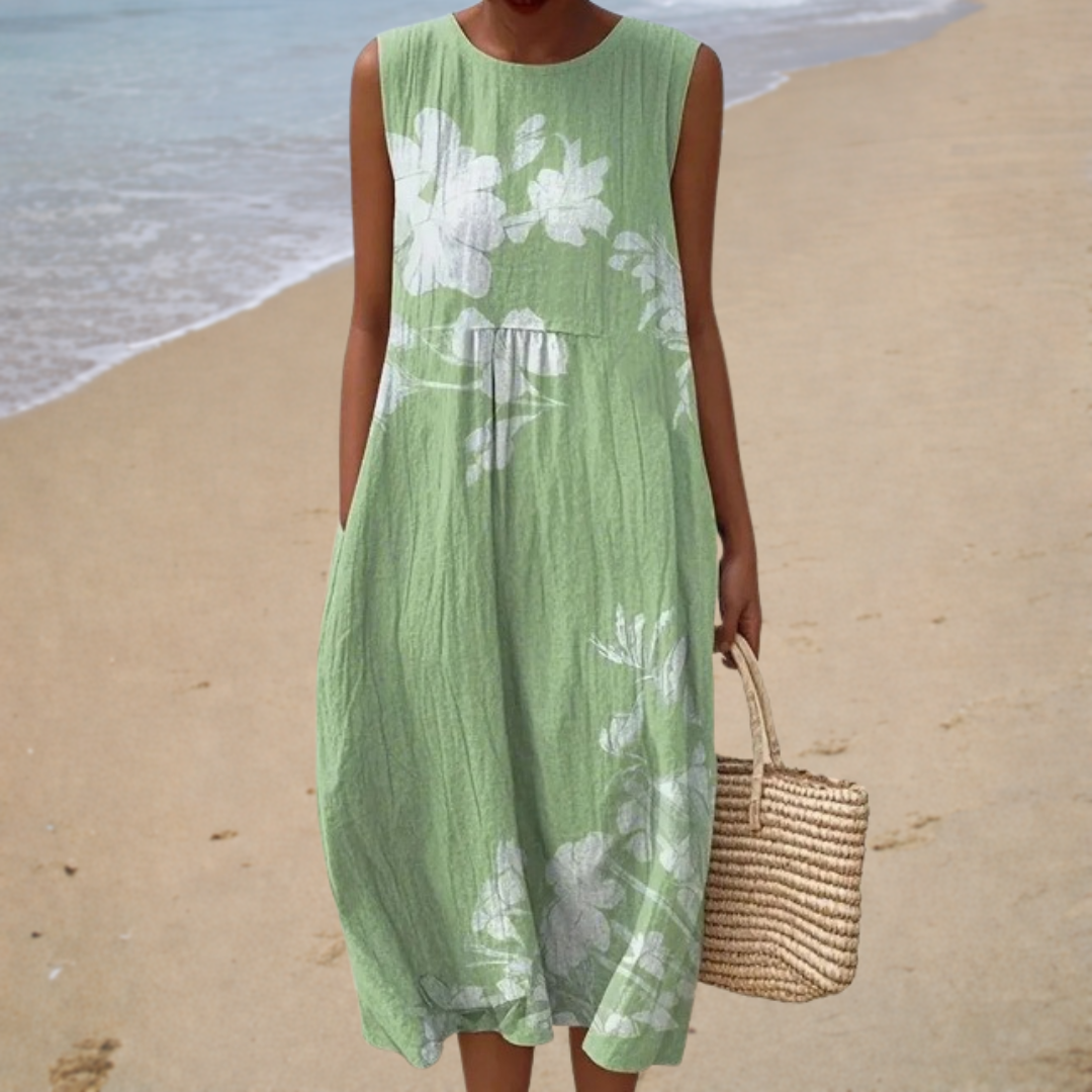 Elegant Sleeveless Summer Dress