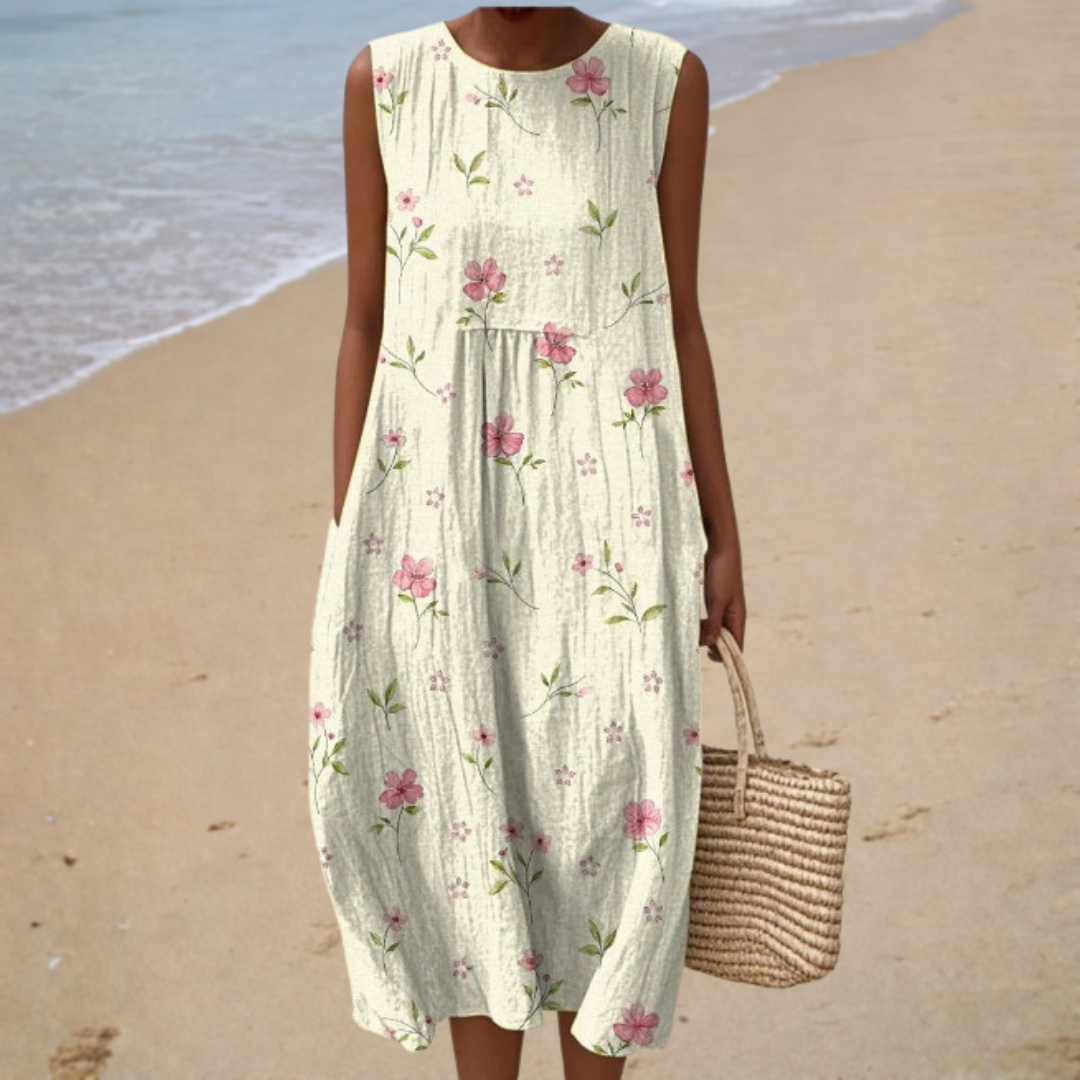 Relaxed Sleeveless Summer Dress