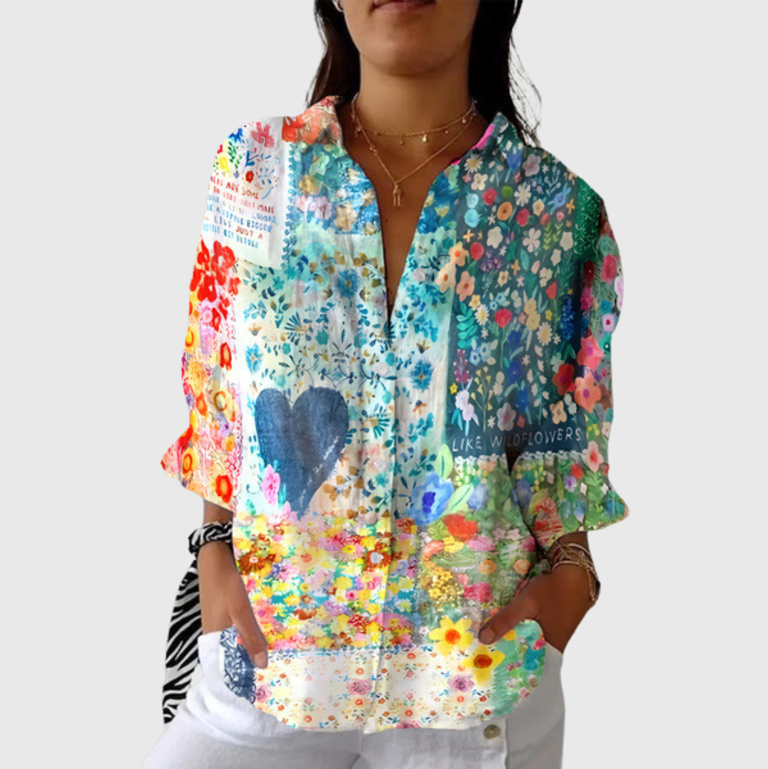 Vibrant Printed Blouse