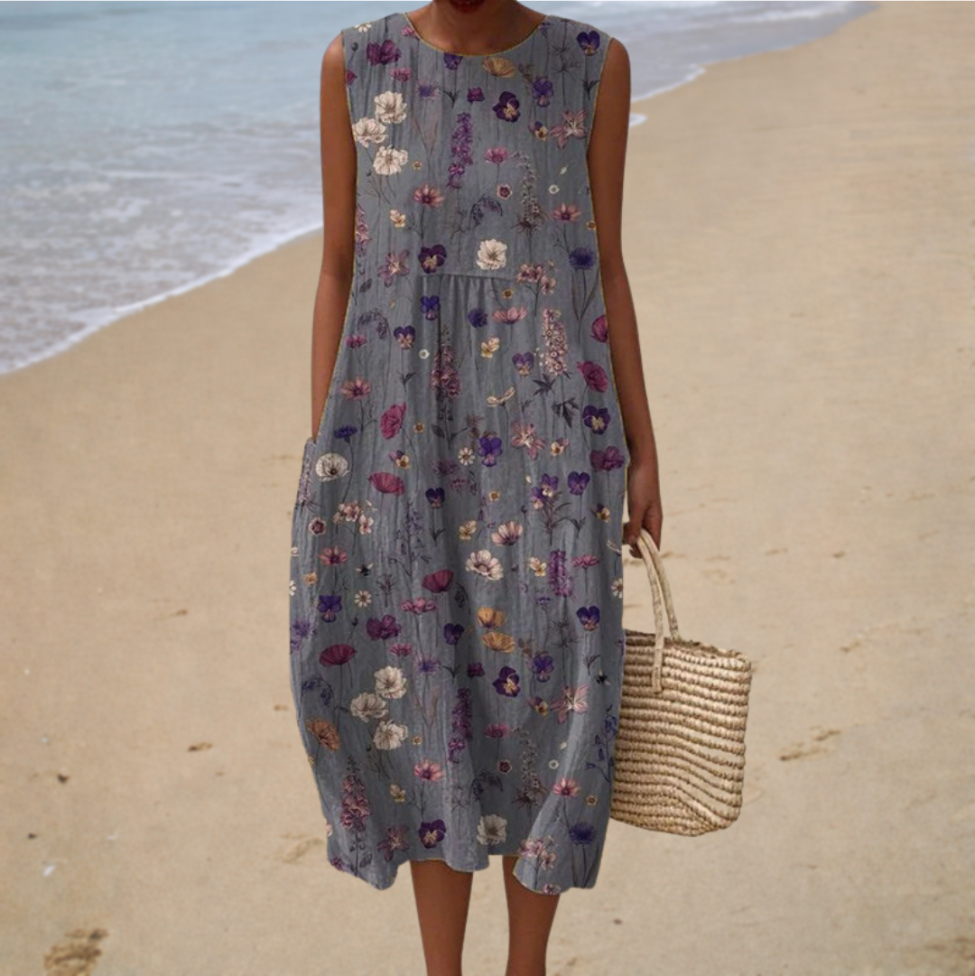 Relaxed Sleeveless Summer Dress
