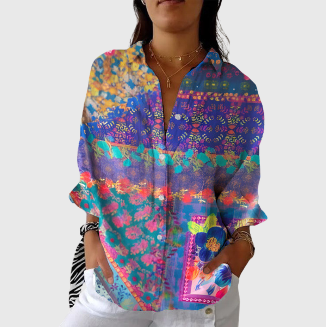 Vibrant Printed Blouse