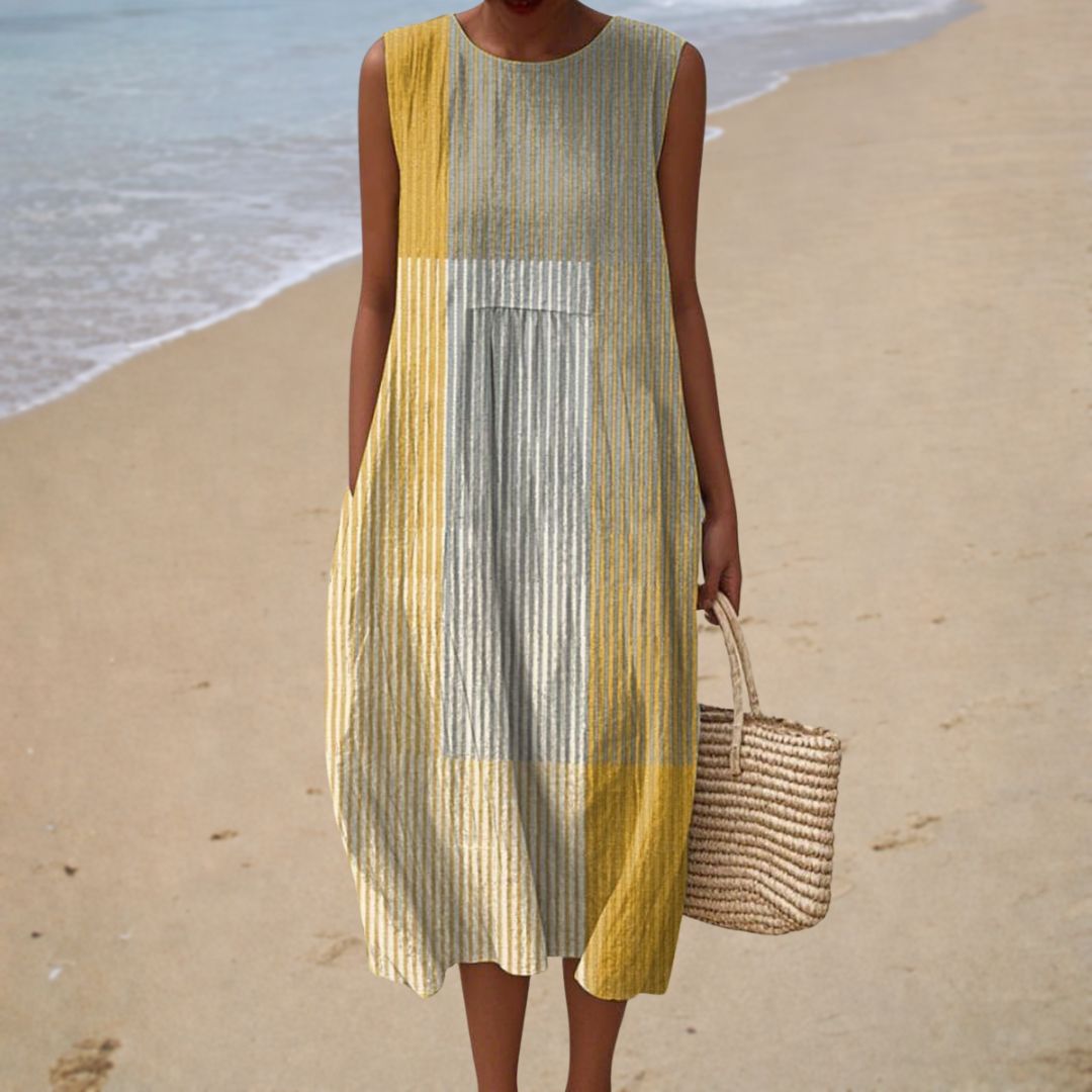 Relaxed Sleeveless Summer Dress