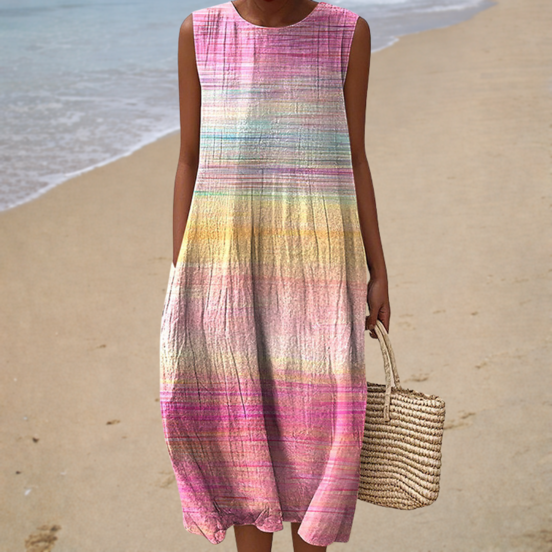 Relaxed Sleeveless Summer Dress