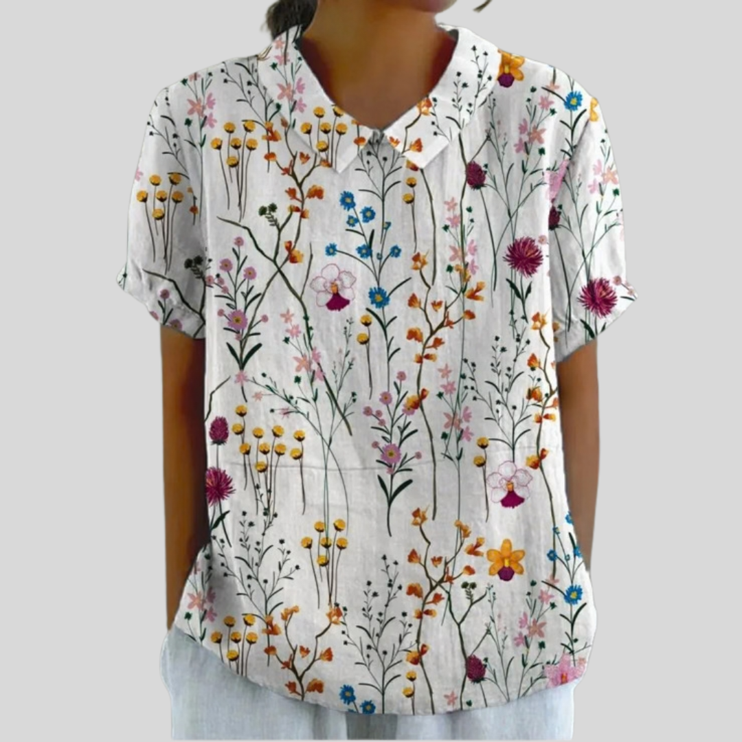 Elegant Floral Top for Comfortable Wear