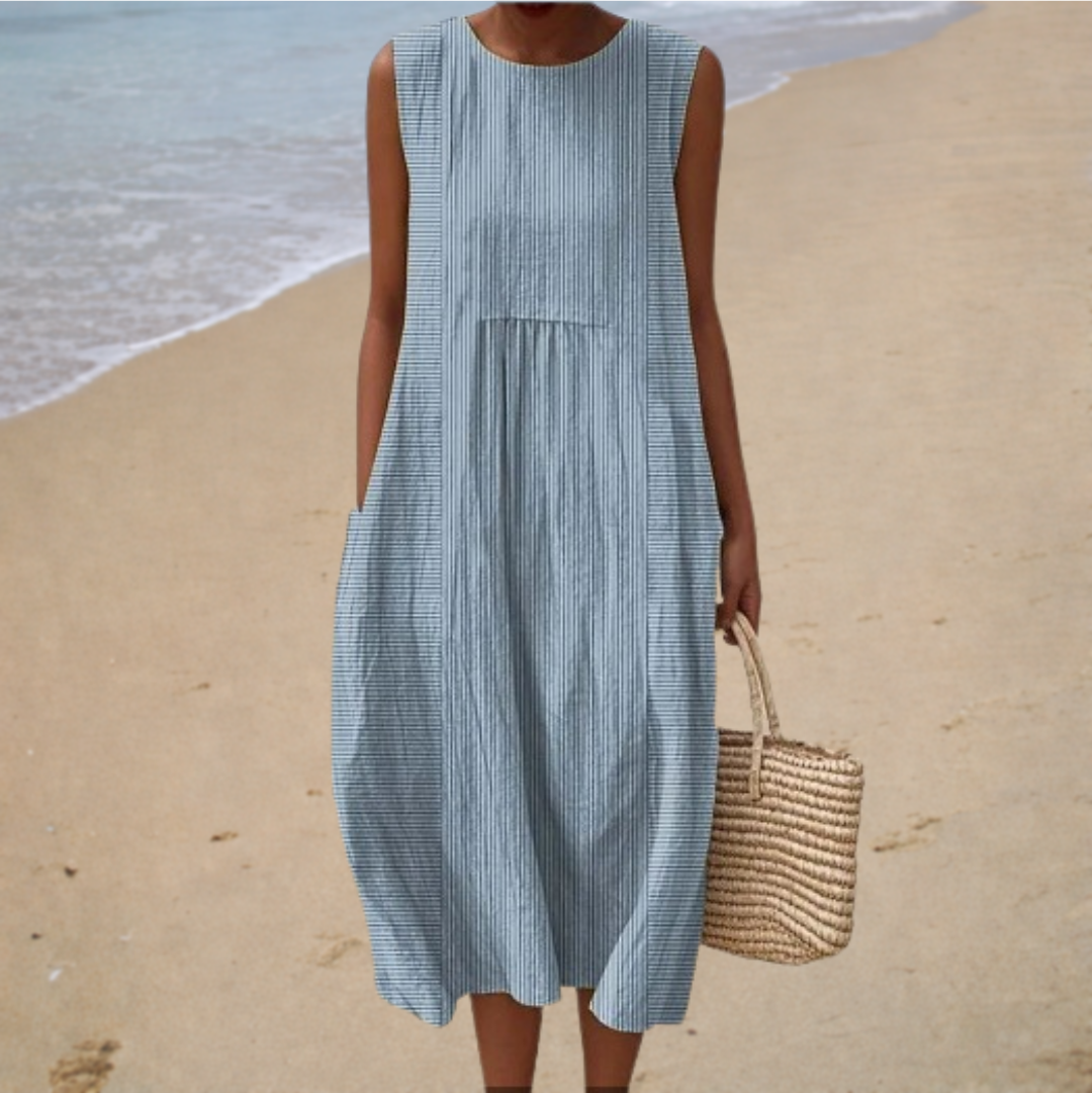 Relaxed Sleeveless Summer Dress
