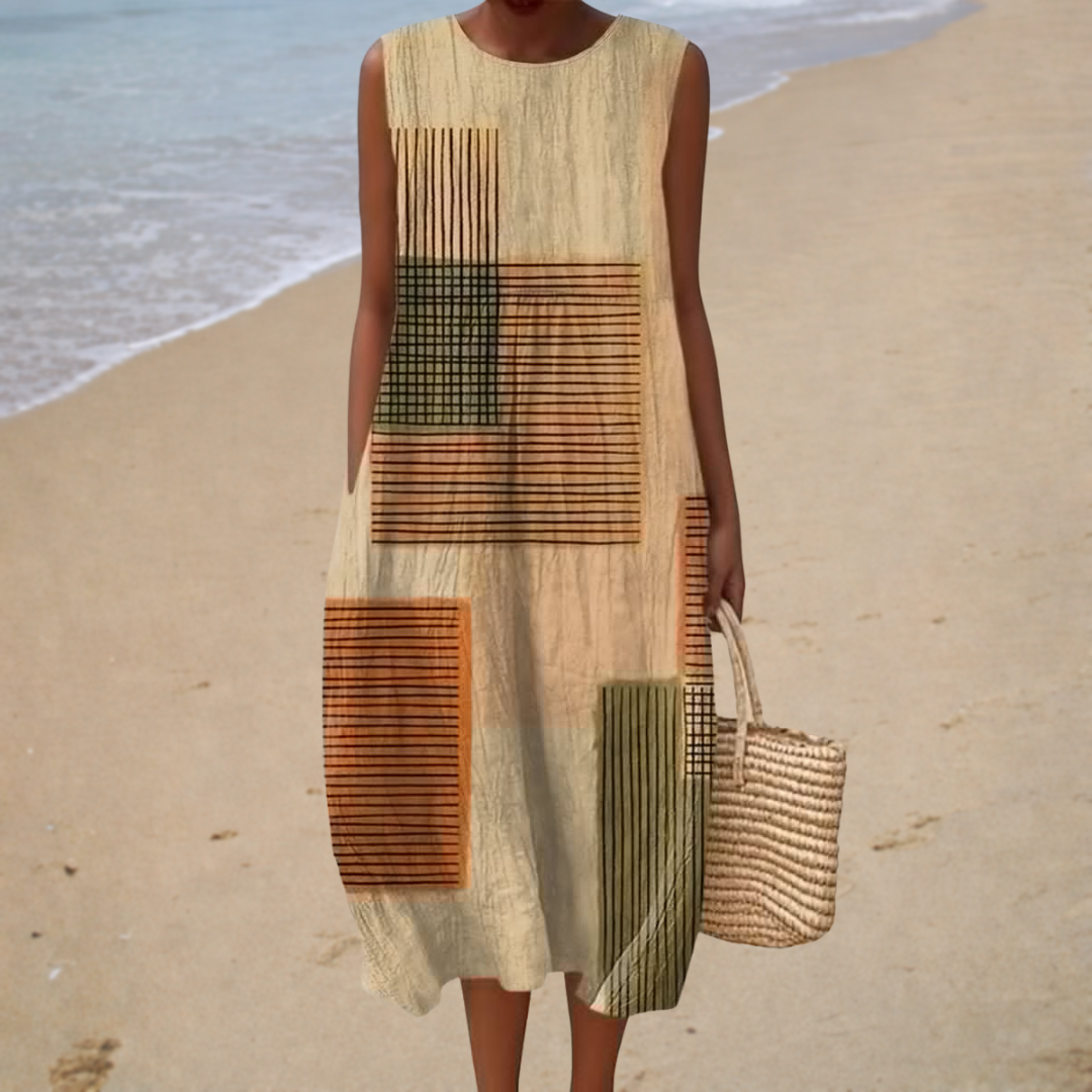 Elegant Sleeveless Summer Dress