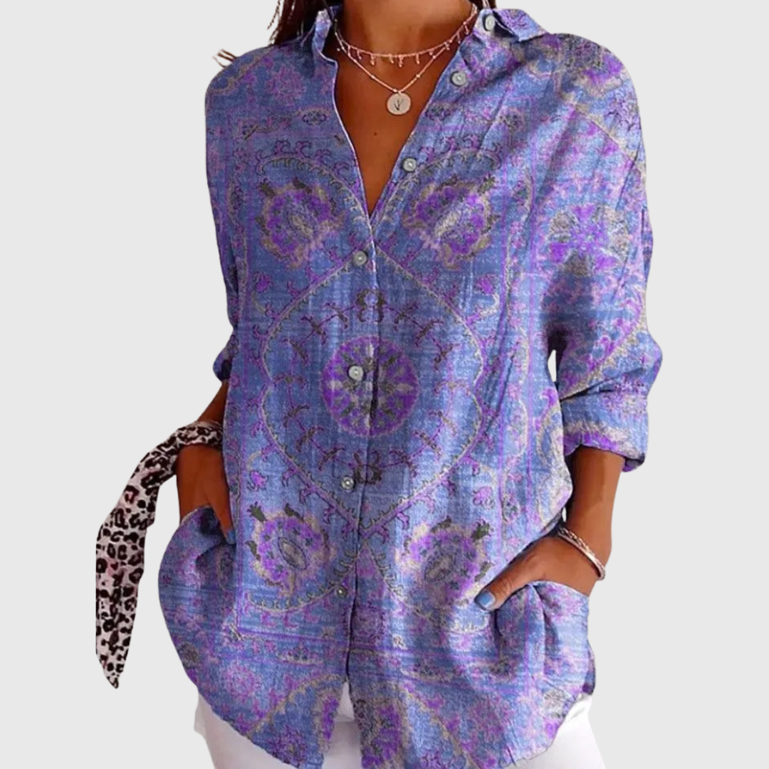 Vibrant Printed Blouse
