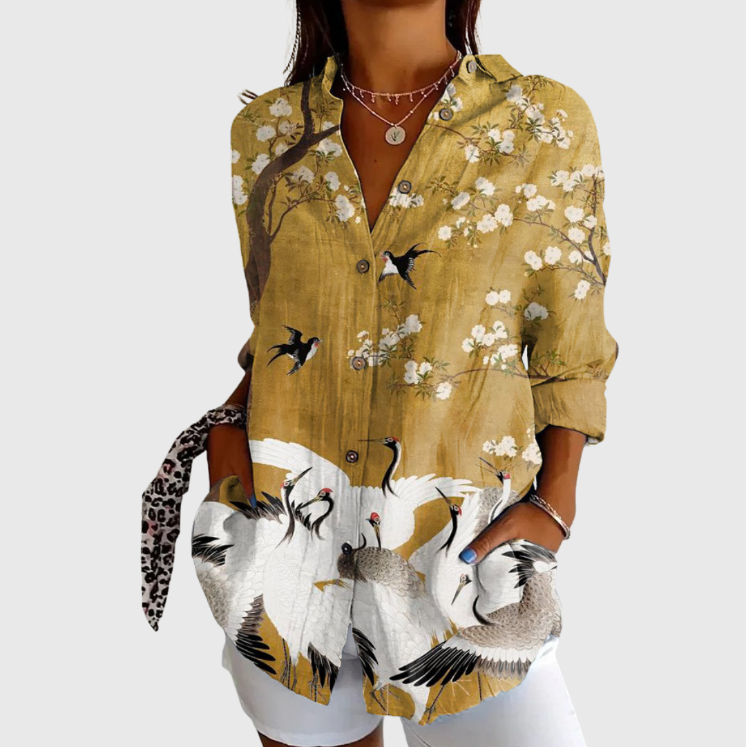 Vibrant Printed Blouse