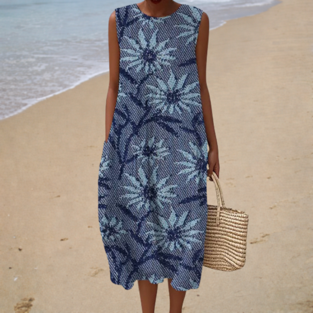 Relaxed Sleeveless Summer Dress