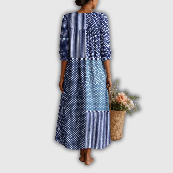 Ava™ | Retro Linen Dress