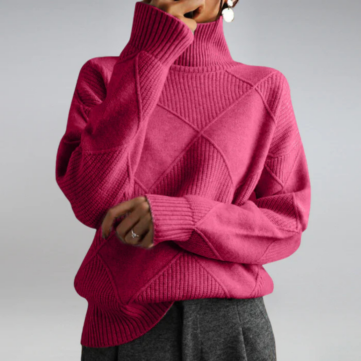 Lauren | Luxurious Cashmere Roll Neck Sweater