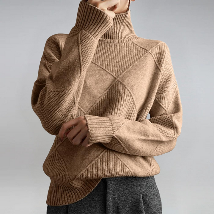 Lauren | Luxurious Cashmere Roll Neck Sweater