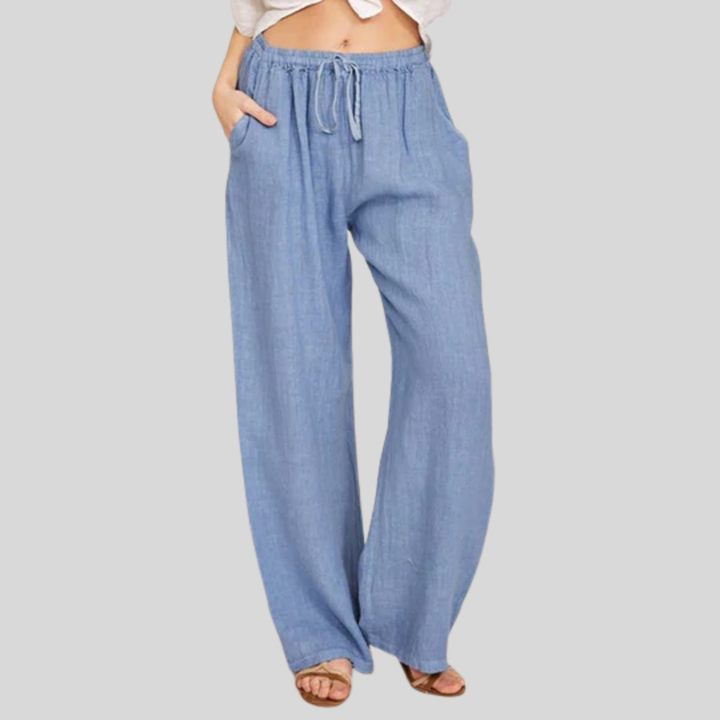 Enara - Relaxed Fit Drawstring Trousers